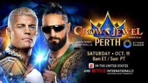 Cody Rhodes vs Seth Rollins WWE Crown Jewel 2025 Perth
