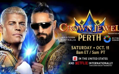 Cody Rhodes vs Seth Rollins WWE Crown Jewel 2025 Perth